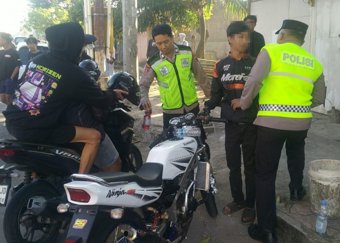 Diduga Terlibat Balap Liar, Polsek Purbalingga Amankan Empat Pemuda dan Motor Tanpa Pelat Nomor