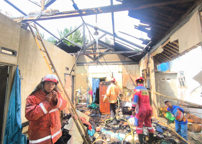 Rumah dan Motor Hangus Terbakar di Banyumas, Pemilik Sedang Pergi Saat Api Melalap Bangunan