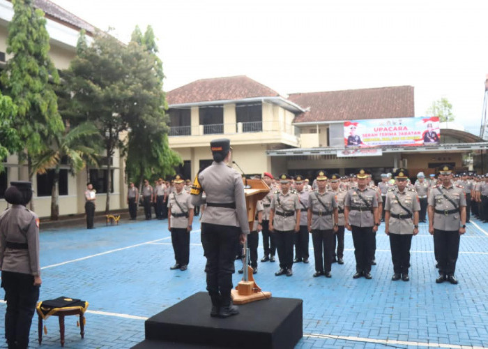 Rotasi Besar di Polres Banjarnegara, Wakapolres hingga Tiga Kapolsek Berganti