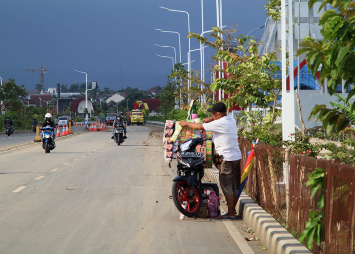 Taman Udan Mas di Jalan Bung Karno Purwokerto Padukan RTH dan Sentra UMKM