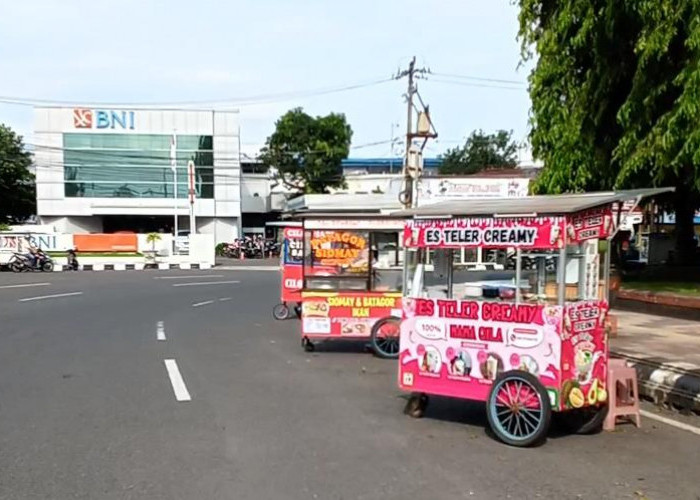 PKL Liar di Alun-alun Purbalingga Makin Menjamur, Satpol PP Belum Siapkan Penertiban