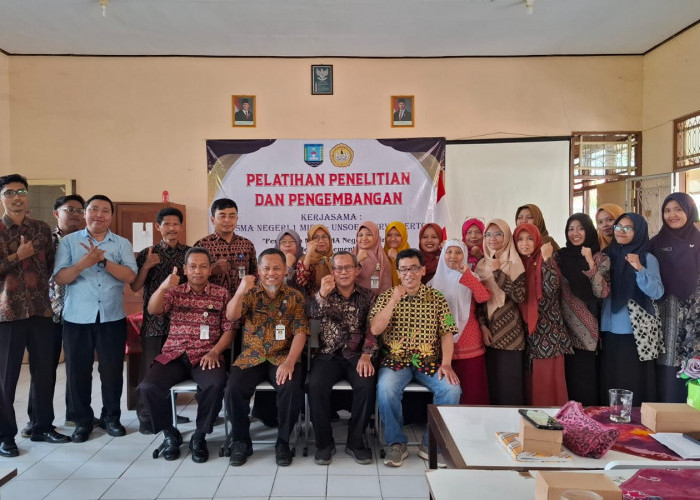 Sinergi Statistika FMIPA UNSOED dan SMAN 1 Mirit, Dorong Guru Ciptakan Inovasi Pembelajaran