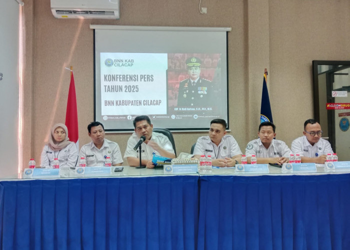BNN Cilacap Ungkap 99 Kasus Narkotika Sepanjang 2025