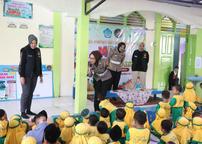 Siswa TK Diajak Jadi Pelopor Tertib Berlalu Lintas