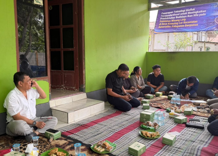 Perkuat Kemitraan dalam Kegiatan PkM , UT Purwokerto Mendorong Kegiatan Budidaya Ikan Bioflok