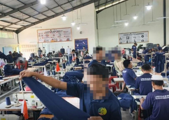 Warga Binaan Lapas Nirbaya Produksi Kaos untuk Lima Karesidenan