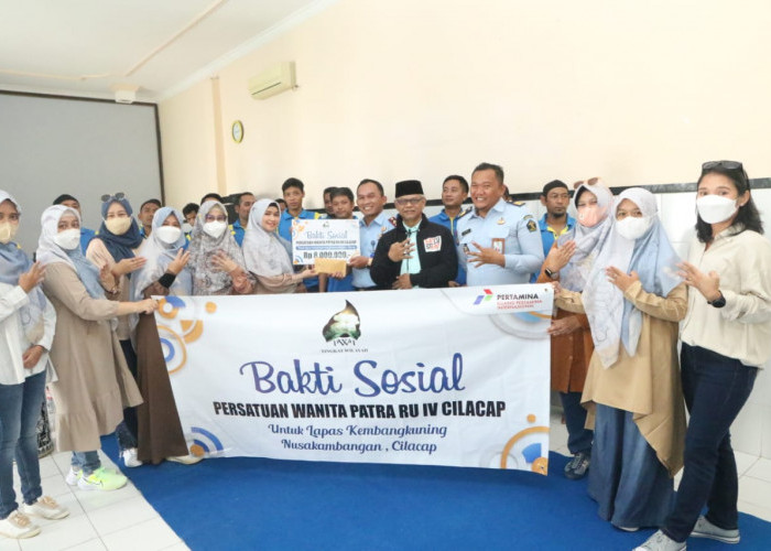 Sinergi dengan PT KPI RU IV, Persatuan Wanita Patra Gelar Bakti Sosial