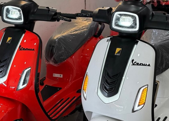 Motor Listrik Bergaya Vespa, Goda Venus GD270 Tawarkan Jarak Tempuh 50 Km!