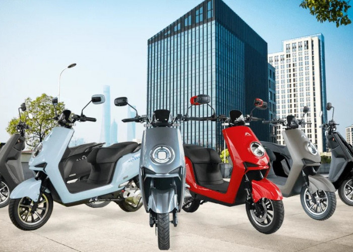 Mantap Nih! Motor Listrik Alessa EX 3000 Buatan Lokal yang Dilengkapi Fitur Pintar