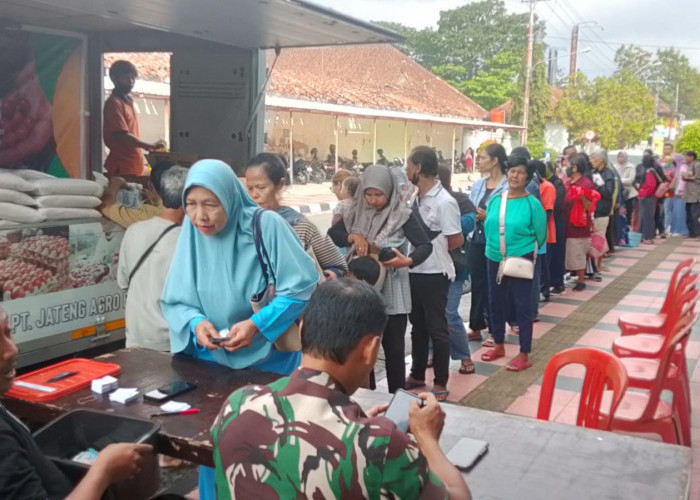 GPM di Kota Magelang, Ribuan Kilogram Bahan Pokok Ludes dalam Dua Jam