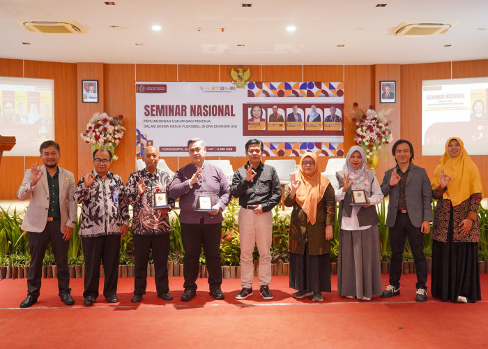 Fakultas Hukum UMP Gelar Seminar Nasional, Bahas Perlindungan Pekerja di Tengah Arus Ekonomi Gig