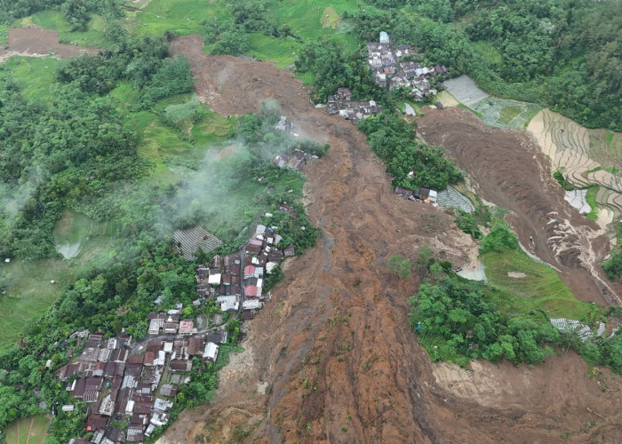 Longsor Situkung Meluncur 1 Kilometer, Tanah Masih Aktif Bergerak
