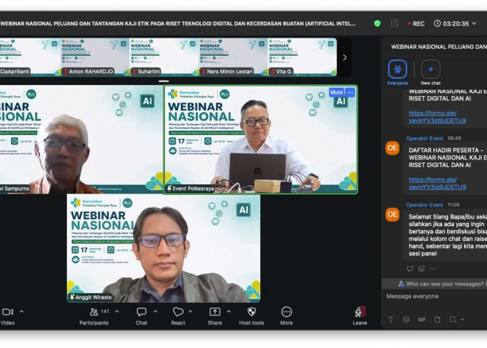 Dekan FST UHB Bahas Privasi, Keamanan Siber, dan Etika Riset Kesehatan Berbasis AI