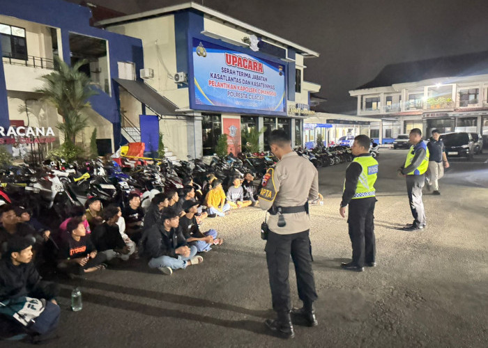 Antisipasi Balap Liar, Puluhan Motor Tidak Standar Diamankan