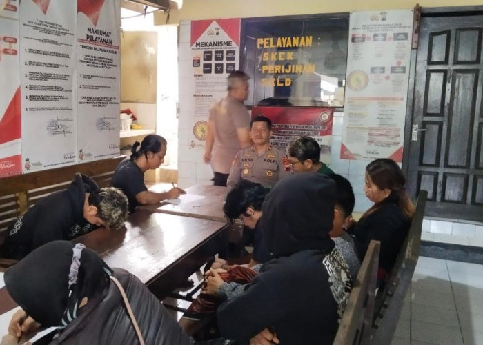 Perang Sarung Digagalkan, Enam Remaja Diamankan, 30 Sepeda Motor Konvoi Dini Hari di Tambak Banyumas 