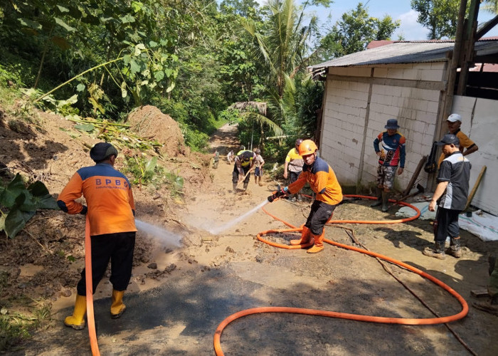 Akses Jalan Panusupan–Tunjungmuli Purbalingga Kembali Normal Setelah Dua Hari Tertutup Longsor
