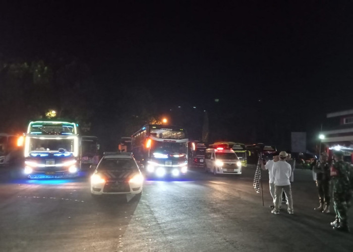 Jemaah Haji Banyumas Berangkat ke Donohudan Naik Kereta, Calon Haji Kloter 73 Diberangkatkan Lebih Awal