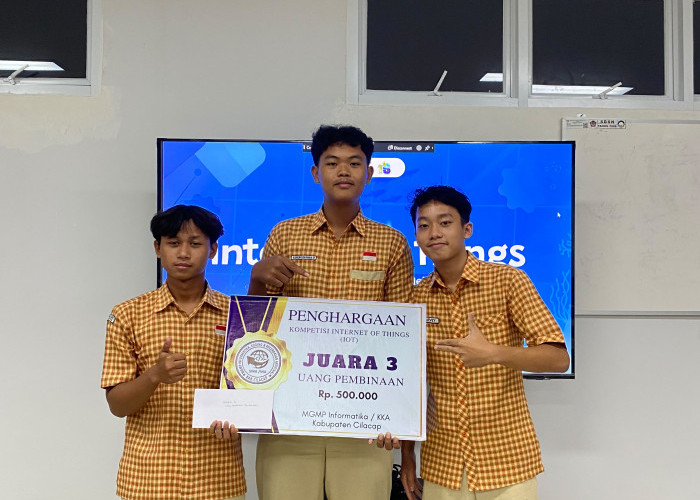 Tim SMAN 1 Kroya Berhasil Meraih Juara 3 Kompetisi IoT