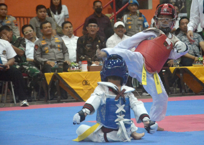 Jaring Bibit Atlet Taekwondo, 1.100 Peserta Bertanding di GOR Satria Purwokerto