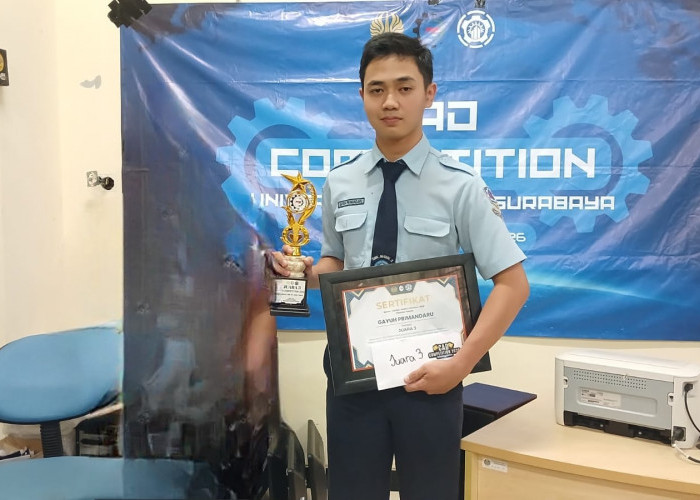 Siswa SMKN 2 Cilacap Meraih Juara 3 CAD Competition