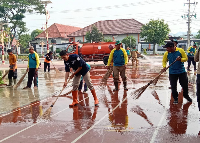 Jogging Track Alun-alun Disiram 7 Hari Non Stop