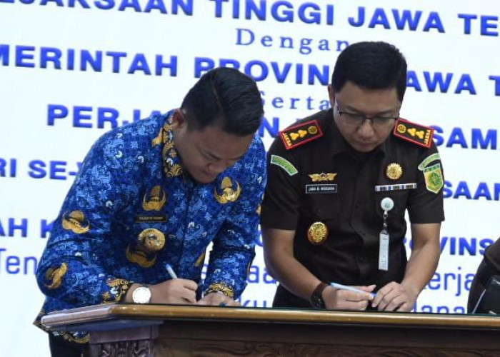Pemkab dan Kejari Purbalingga Tanda Tangani Perjanjian Kerja Sama Penerapan Pidana Kerja Sosial