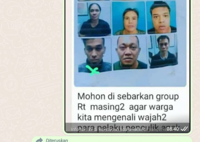 Terkait Pesan Berantai Penculik di Media Sosial, Ini Kata Kapolsek Sumpiuh