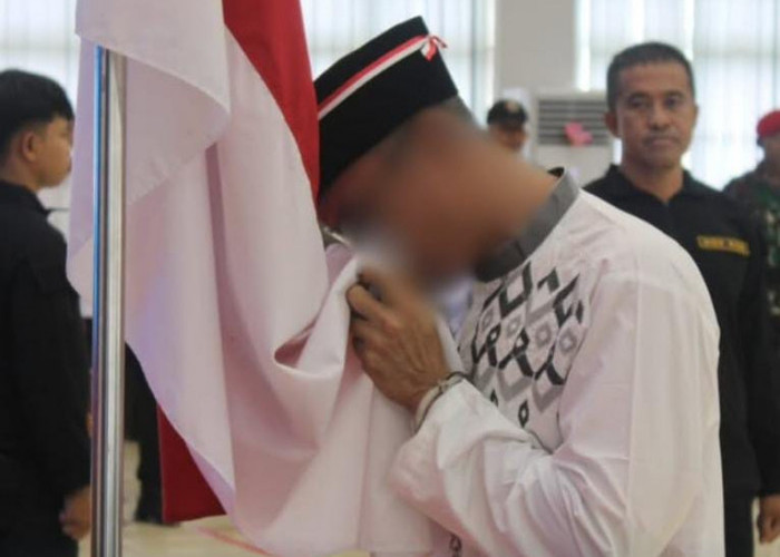 Tiga Napiter di Lapas Karanganyar Ikrar Sumpah Setia Terhadap NKRI