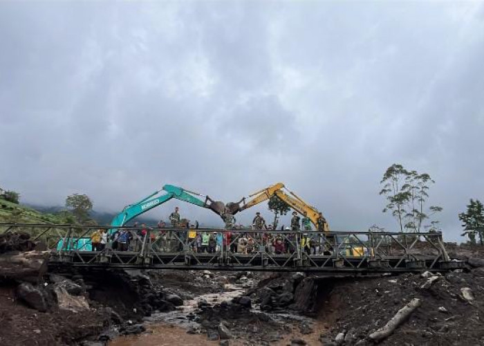 Jembatan Bailey Kedua Rampung, Akses Terakhir Wilayah Banjir Bandang Karangreja Purbalingga Tersambung