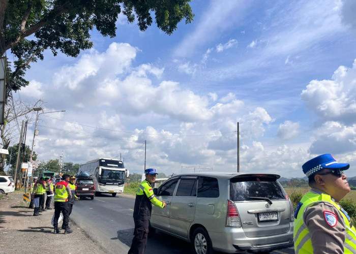 Arus Lalu Lintas H+5 Lebaran di Cilacap Mulai Menurun