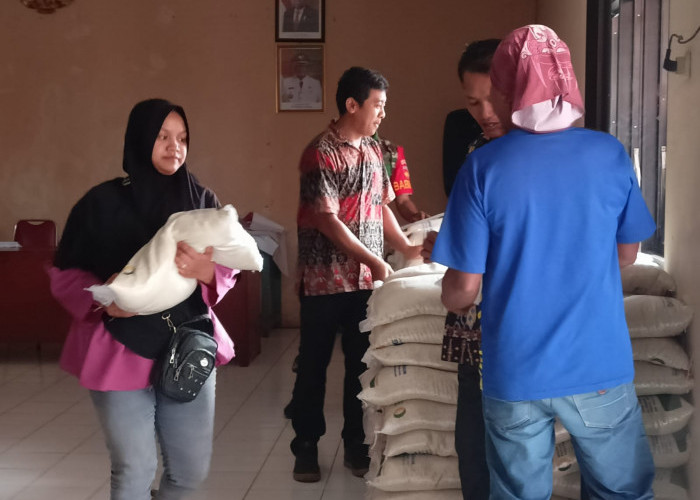 Serentak, Bantuan Pangan Beras Dibagikan , Ini Realisasinya 