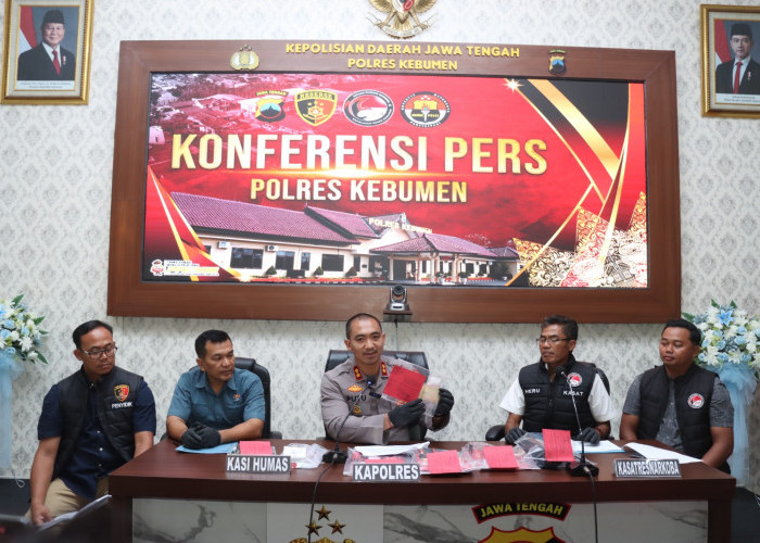 Polres Kebumen Ungkap Peredaran Sabu 28,9 Gram