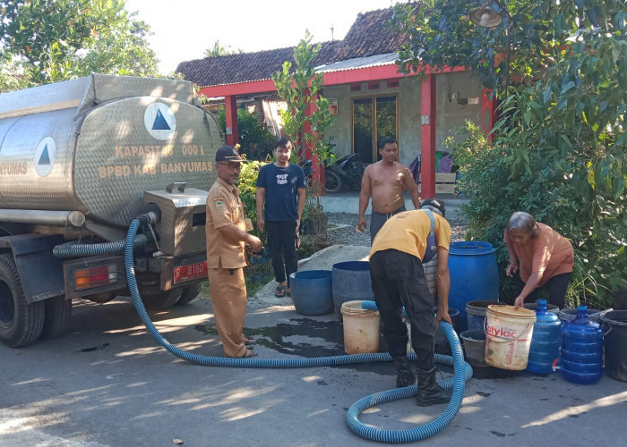 Kekeringan Banyumas Meluas, Lima Desa dan Kelurahan Krisis Air Bersih, 4.664 Warga Terdampak