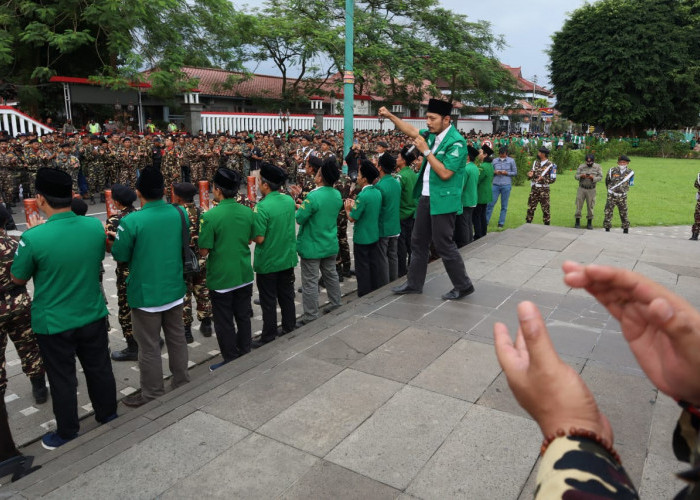 Ribuan GP Ansor Gelar Aksi di Alun-alun Purwokerto, Tuntut Dugaan Ujaran Kebencian ke Tokoh NU, Ini Kata Ketum