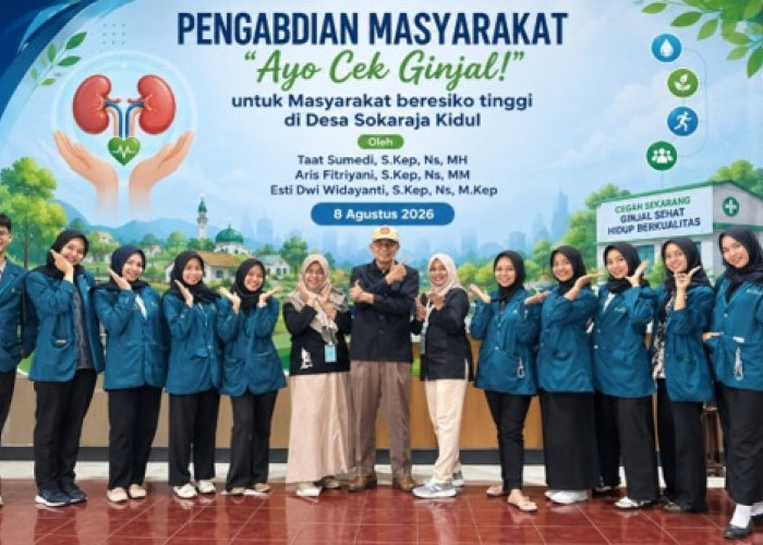 Program Ayo Cek Ginjal!: Pemeriksaan Ureum dan kreatinin Masyarakat Berisiko Tinggi di Desa Sokaraja Kidul