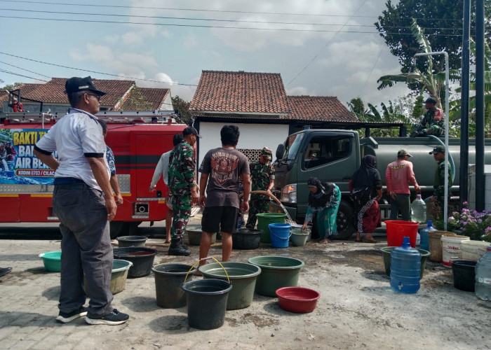 Sumur Warga Brani Cilacap Mengering, 850 KK Kesulitan Air Bersih