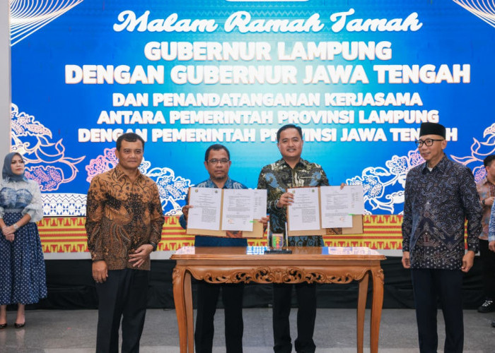 Pemprov Jateng-Lampung Teken 11 Kerja Sama Berbagai Bidang, NIlainya Capai Rp 832,3 Miliar per Tahun