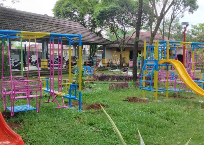 Mau Jalan-jalan ke Taman Andang Pangrenan Purwokerto, Kini Sudah Tambah 14 Unit Permainan Anak