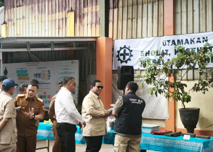 Prabowo Puji Pengolahan Sampah Banyumas, Target Zero Waste Jateng 2028 Didorong dari TPST
