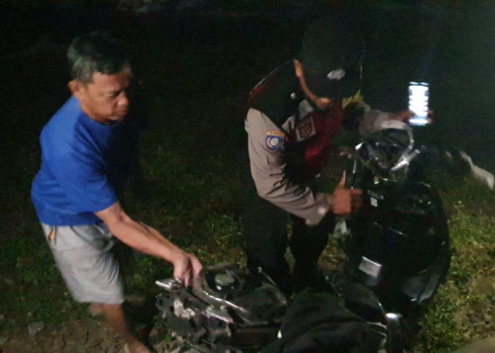 Warga Mertasinga Nyaris Meregang Nyawa karena Tabrak Palang Pintu Perlintasan Kereta Api