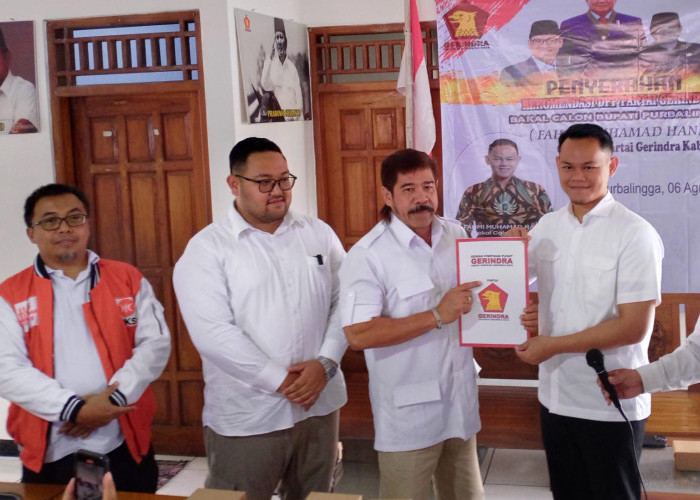 Dapat Rekomendasi, Fahmi dan Dimas Resmi Diusung Partai Gerindra dalam Pilkada Purbalingga 