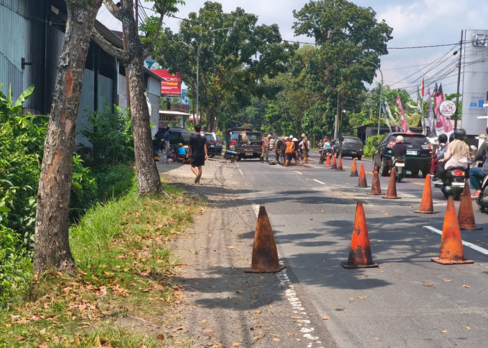 Jalan Soepardjo Roestam Sokaraja Banyumas Dikebut Bebas Lubang, Perbaikan Dilakukan Bertahap