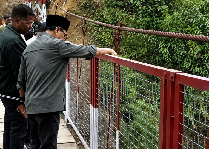 Jembatan Garuda 55 Meter Rampung, Warga Simpar Tak Lagi Tempuh 2 Kilometer untuk ke Melaya