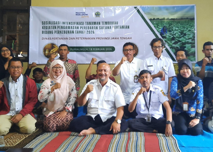 Dapat DBHCT, 7 Hektare Lahan Tembakau di Serang dan Kutabawa Purbalingga Jadi Lokus Intensifikasi