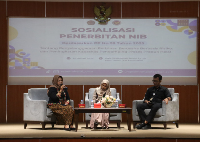 Sentral Halal UMP Selenggarakan Sosialisasi NIB dan Peningkatan Kapasitas Pendamping Halal