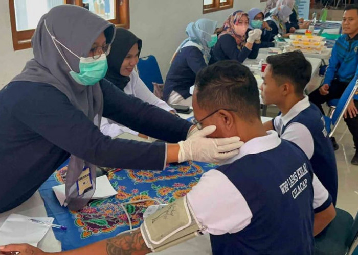 Deteksi Dini TBC, Lapas Cilacap Periksa Kesehatan Warga Binaan