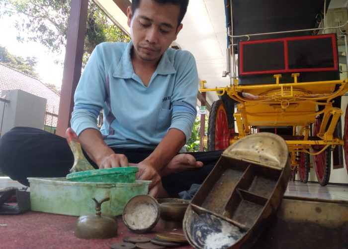 MPakinangan dengan Sisa Injet Ada di Museum Wayang Banyumas 