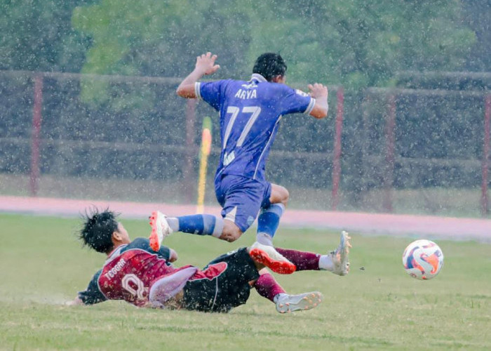 Diwarnai Hujan Deras, Wijayakusuma FC Cilacap Kalah Tipis dari ISP Purworejo di Liga 4