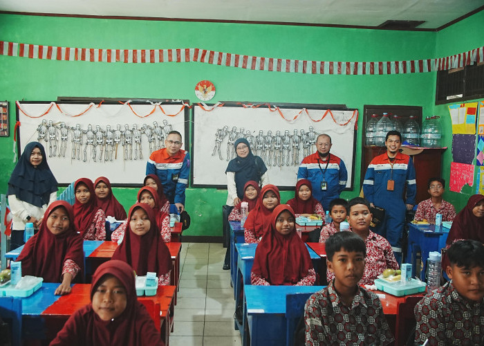 PWP Kilang Cilacap Ciptakan Senyum Manis Siswa-siswi Lewat Program Makan Bergizi Gratis