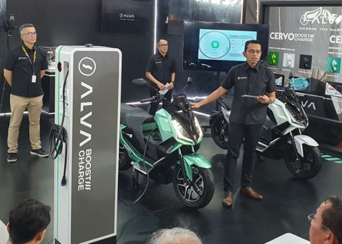 Motor Listrik Alva Cervo Boost Charge Dilengkapi dengan Fitur Anti Banjir